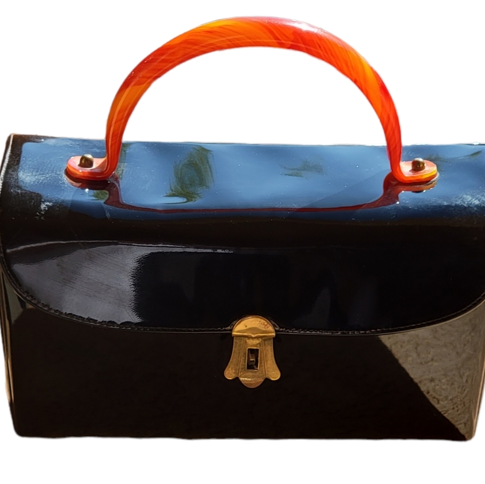 Vintage Patent Leather Purse